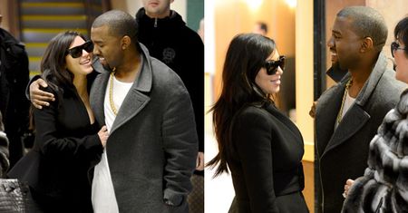 Uśmiechnięta Kim w ramionach Kanye! (FOTO)
