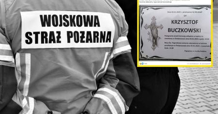 Strażacy w żałobie. Zmarł Komendant Wojskowej Straży Pożarnej w Świętoszowie