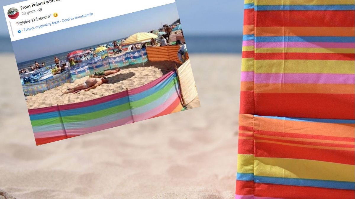 Mistrzowie parawaningu. Zdjęcia z polskich plaż podbijają sieć