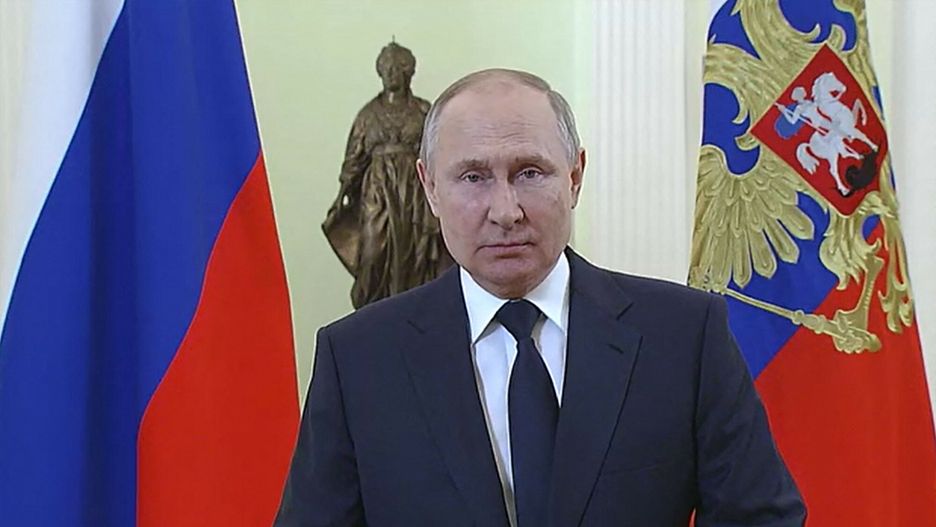 Władimir Putin wystąpił z propagandowym przemówieniem
