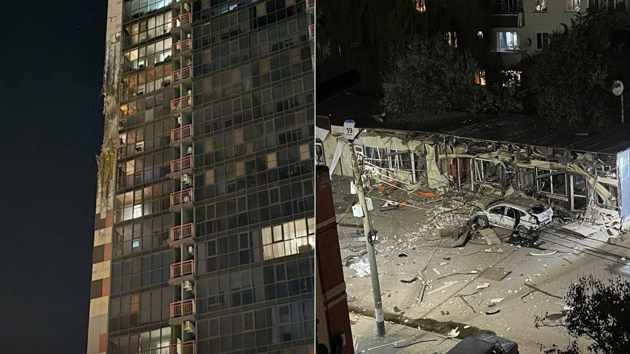 Niespokojna noc w Rosji. Eksplozje po ataku dronów