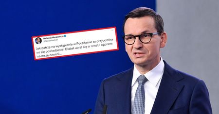 Jedno słowo. Tak Morawiecki nazwał Tuska po Poczdamie