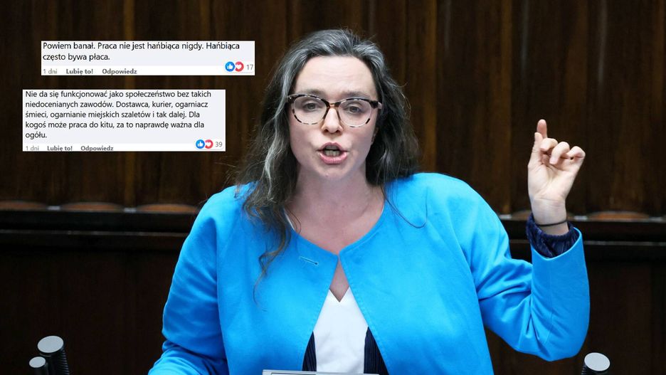 Klaudia Jachira wywoła dyskusję w internecie, publikując zdjęcie kuriera.