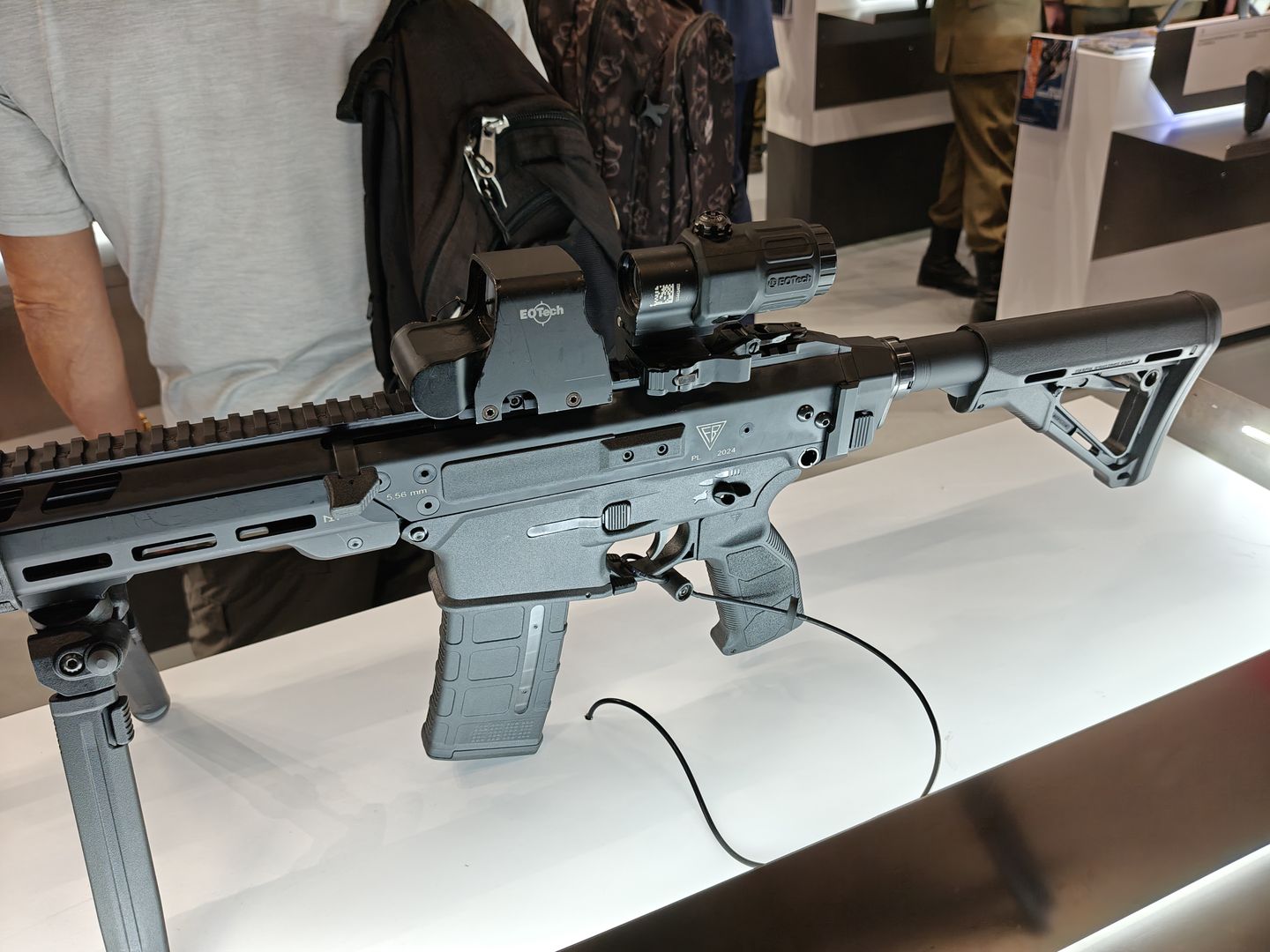 Propozycja karabinka Grot A3 pokazana podczas targów MSPO.