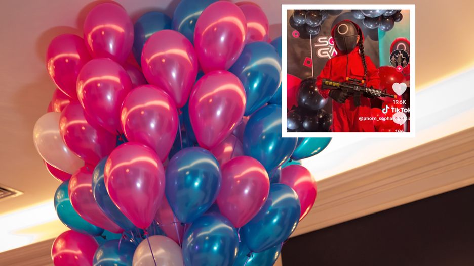 Urodziny 7-latki inspirowane "Squid Game"