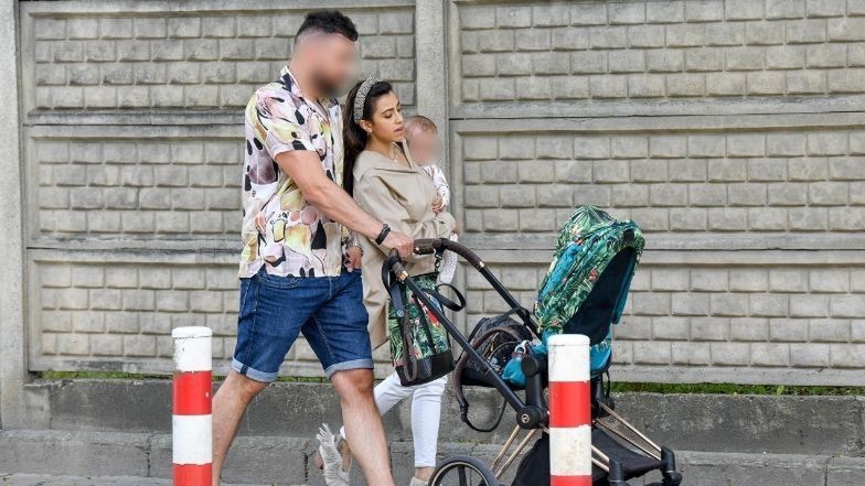Maja Hyży zabrała partnera i córeczkę na rozprawę z byłym mężem