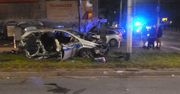Śląsk. Wypadek w Częstochowie. Staranował radiowóz i uciekł. Policjanci w szpitalu