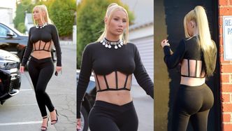 Iggy Azalea odpiera "oskarżenia" fanów o poddaniu się LIPOSUKCJI, paradując po Los Angeles z odsłoniętym brzuchem (ZDJĘCIA)