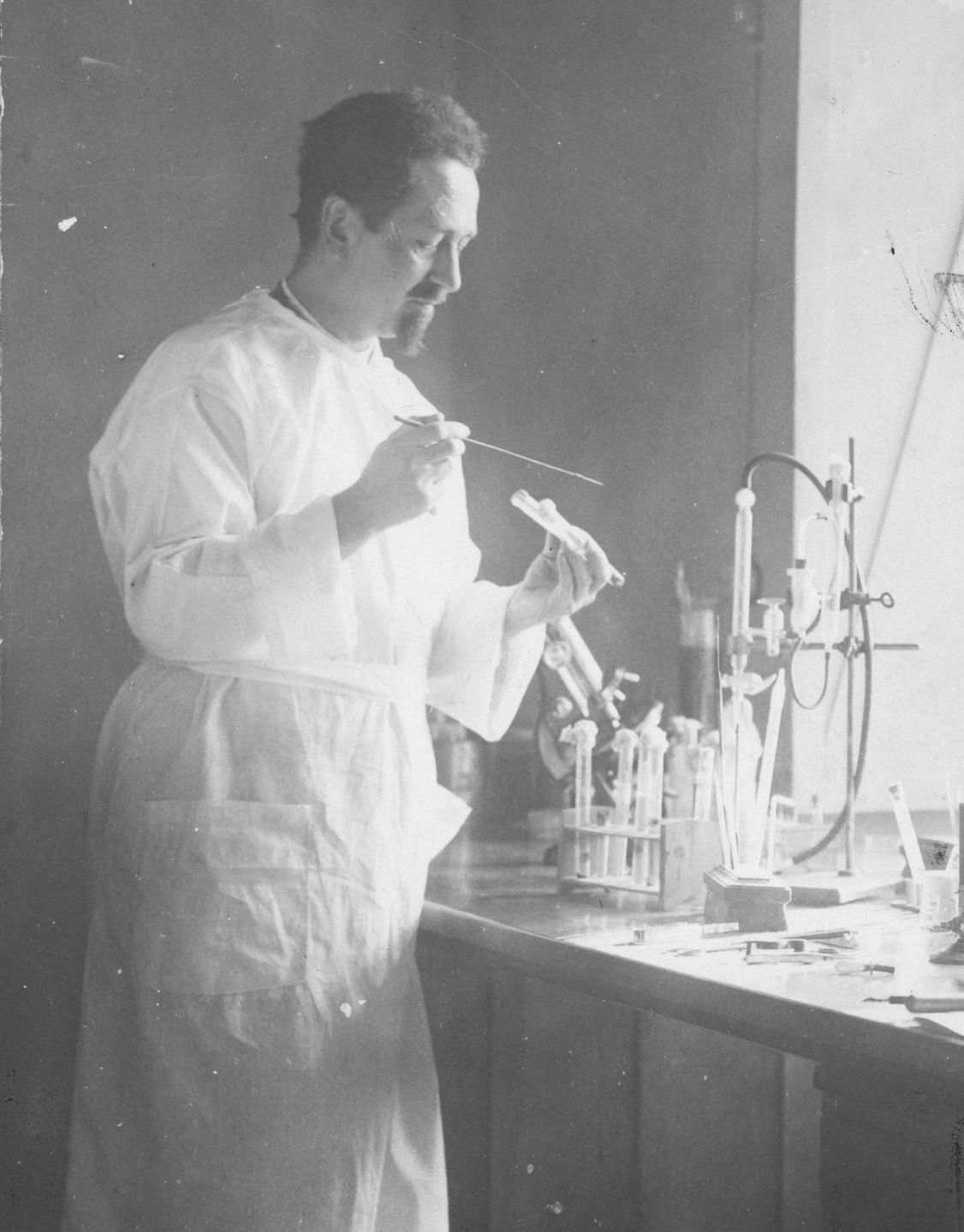 Herbert był wśród karmicieli wszy, których zatrudniał profesor Rudolf Weigl w czasie prac nad szczepionką na tyfus (domena publiczna).