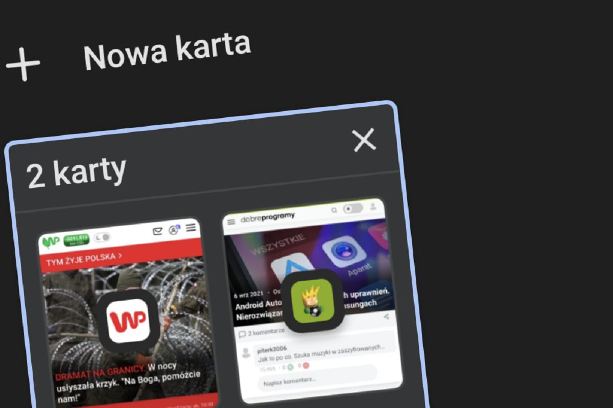 Google Chrome zorganizuje twoje karty. Trwają przygotowania