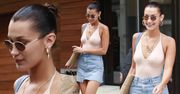 Bella Hadid i jej sutki spacerują po Nowym Jorku