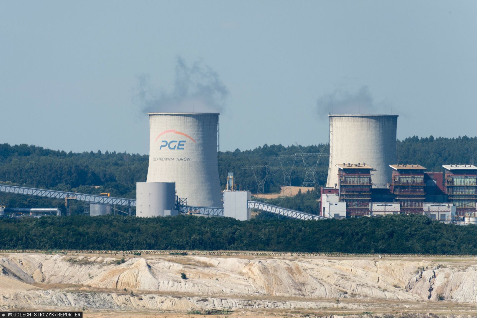 Kopalnia Turów zaopatruje pobliską elektrownię PGE