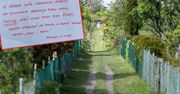 Działkowcy są oburzeni. Zostawili na furtce list do rodziców dzieci