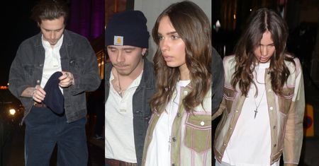 Zmizerniały Brooklyn Beckham z sympatią wymykają się z imprezy
