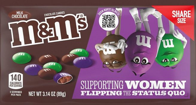 M&M's w żeńskim opakowaniu wywołują kontrowersje