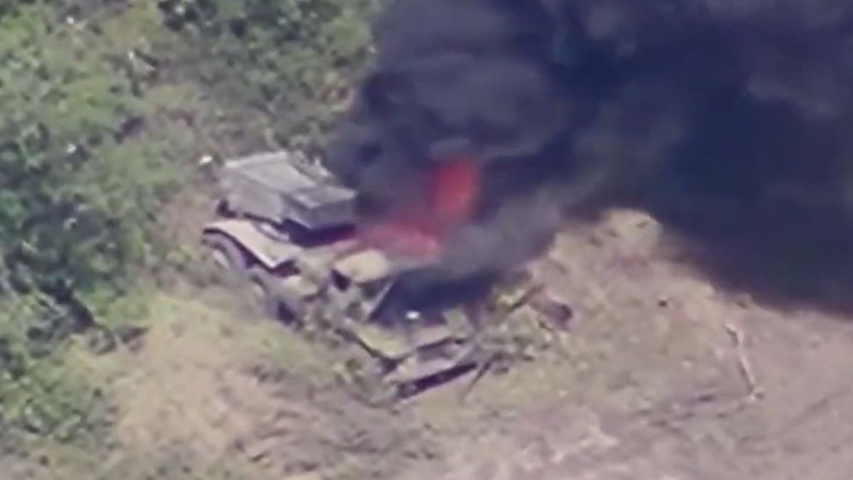 Ukraińcy pochwalili się w sieci zniszczeniem rosyjskiej wyrzutni BM-21 Grad 