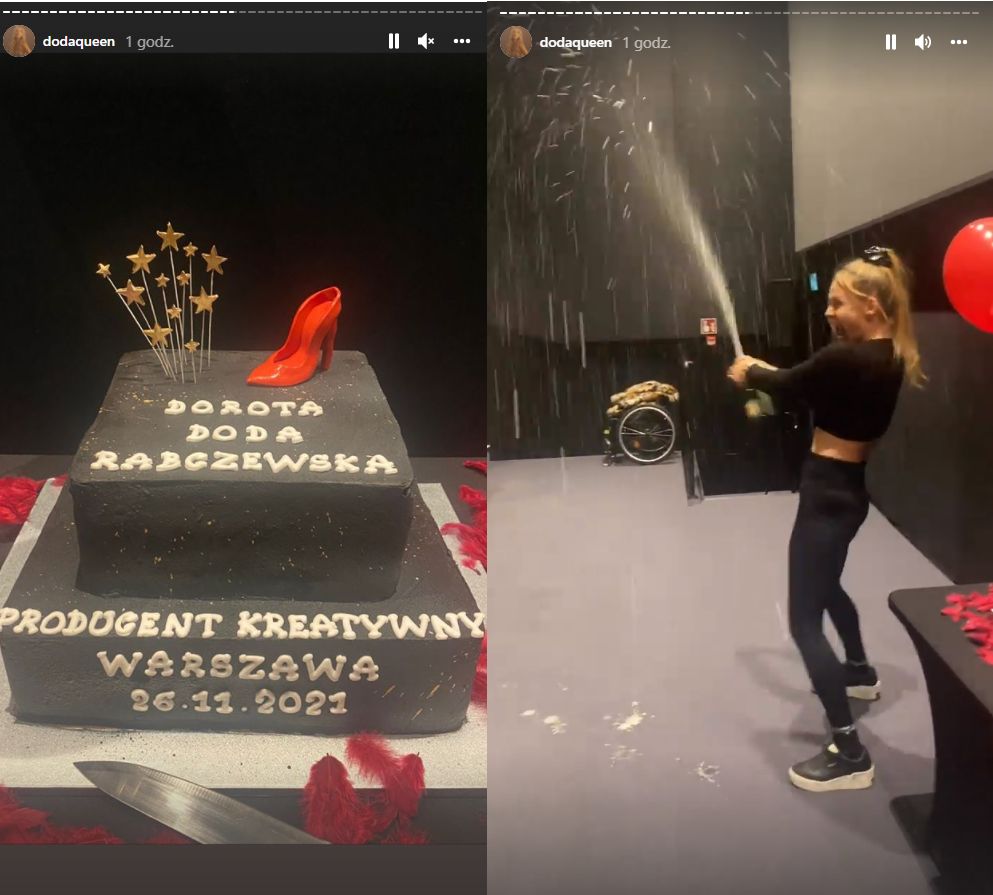 Doda ciesząca się ze spotkania z fanami podczas projekcji "Dziewczyn z Dubaju"