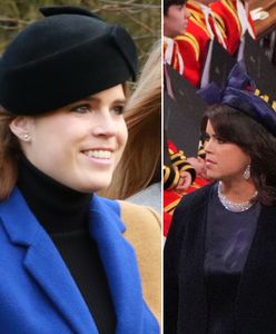 Każdy krok był wyzwaniem. Ciężarna Eugenia miała dziwaczne buty