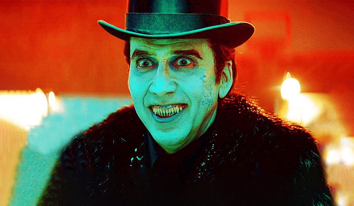 Nicolas Cage jako hrabia Dracula w filmie "Renfield"