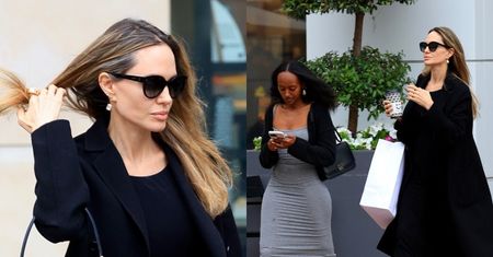 Procesująca się z Bradem Pittem Angelina Jolie paraduje po mieście w towarzystwie 19-letniej córki i torebki wartej majątek (FOTO)