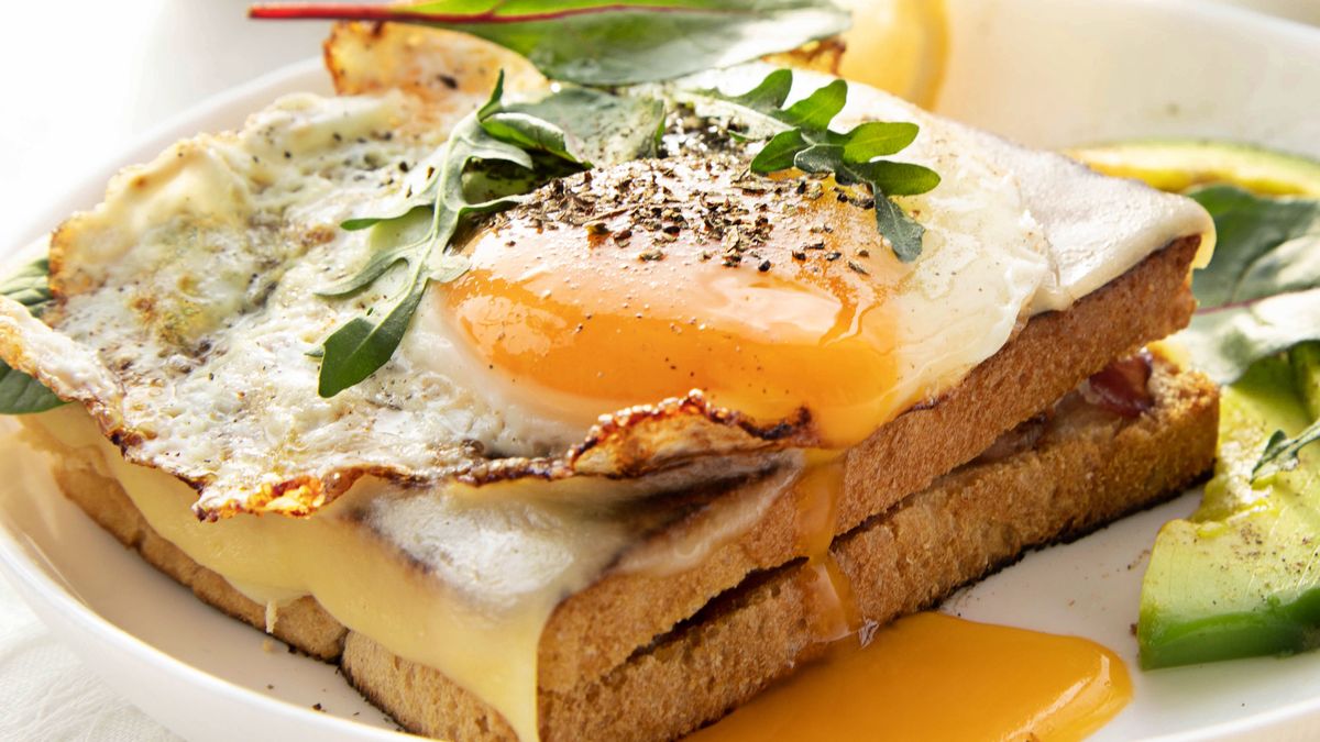 Francuska kanapka na śniadanie 