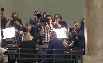 Wywiad nie na sali obrad. Marszałek wyprosił ministra i dziennikarkę TVP Info