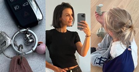 Sara Boruc żali się na weekend i pokazuje złamaną rękę synka. Przy okazji pochwaliła się też brelokiem w kształcie genitaliów (ZDJĘCIA)