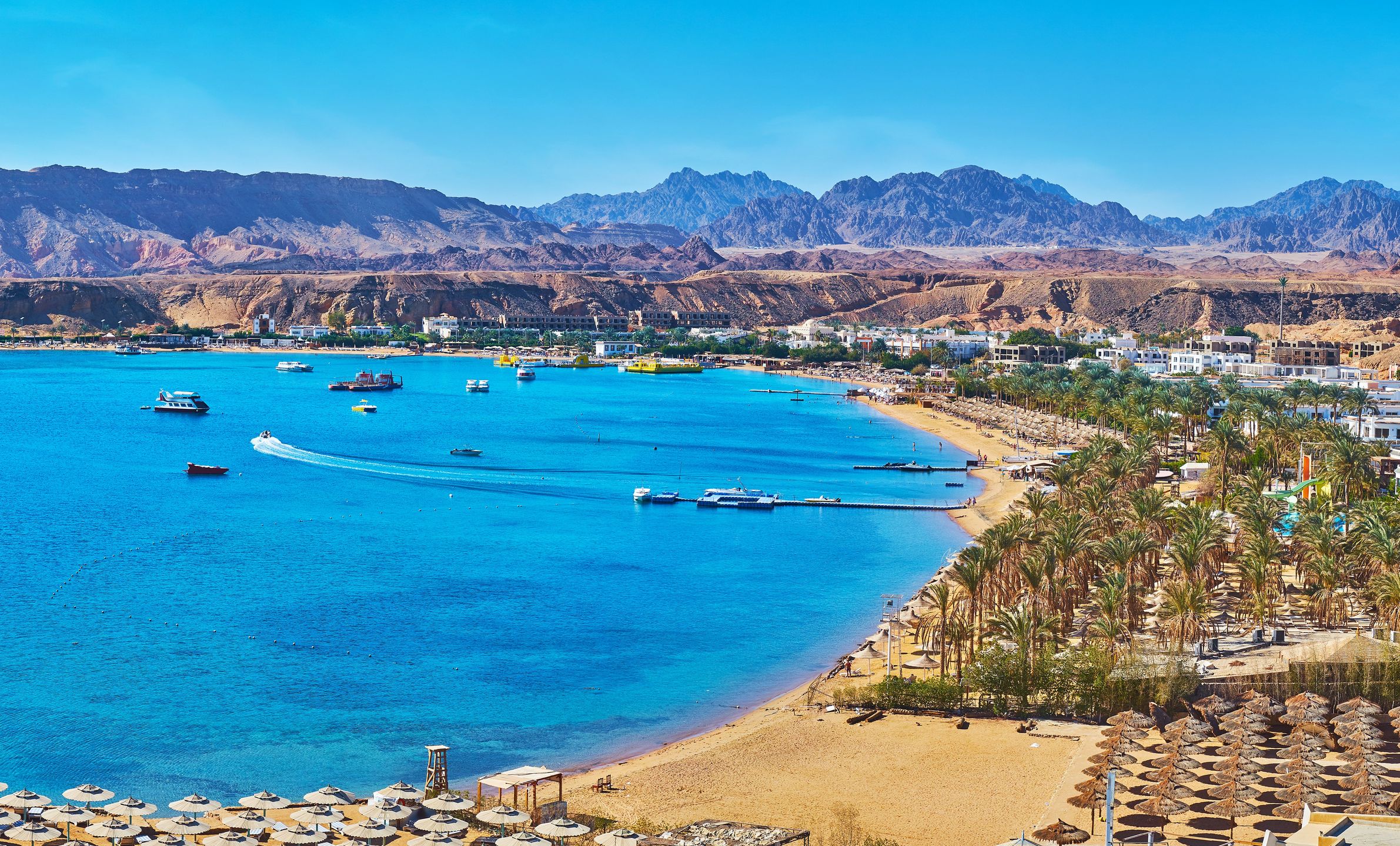 Panorama egipskiego kurortu Sharm El Sheikh