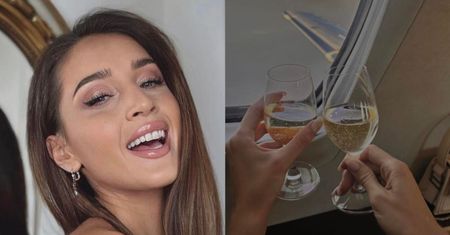 Luksusowa Patrycja Tuchlińska wraca z Rumunii na pokładzie PRYWATNEGO ODRZUTOWCA (ZDJĘCIA)