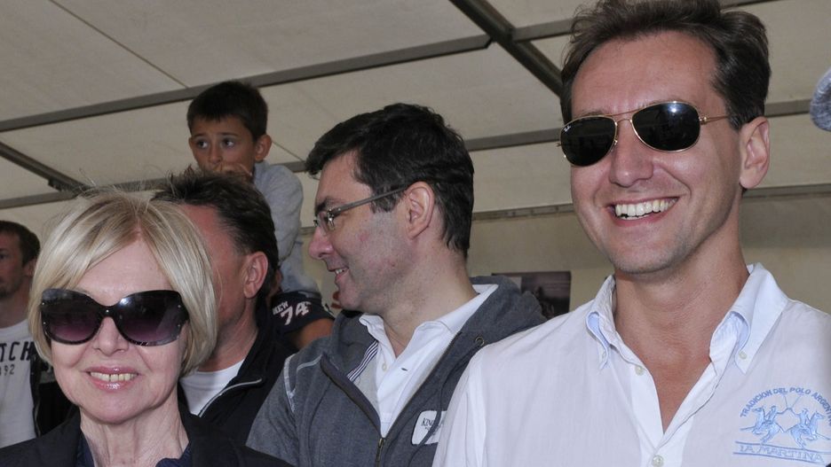 Piotr Kraśko z mamą Barbarą Pietkiewicz