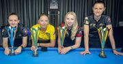 Bilardziści Fortis Bilard Kielce z medalami zdobytymi w Pucharze Polski