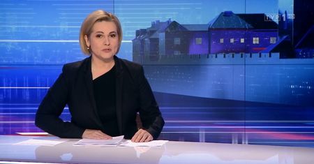 Nietęga mina prezenterki. Tak Edyta Lewandowska informowała o upadku rządu Morawieckiego