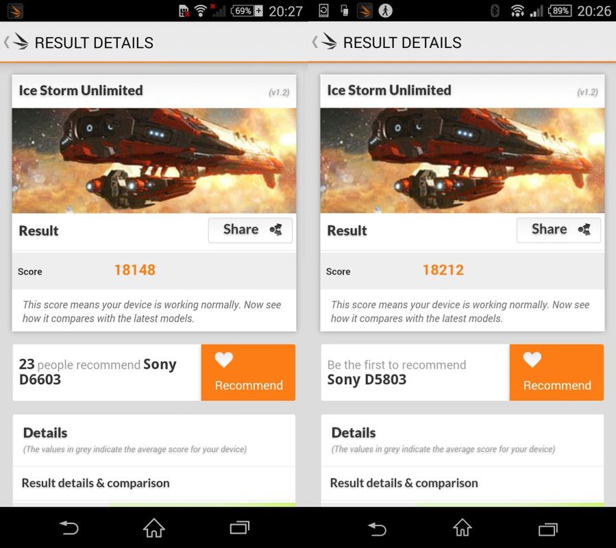 Sony Xperia Z3 i Z3 Compact: wydajność 5