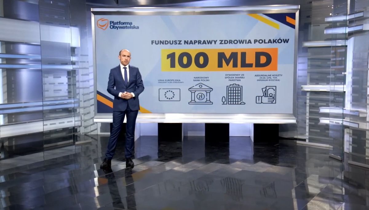 Koronawirus. 100 mld złotych ma kosztować program naprawy zdrowia Polaków zaproponowany przez PO