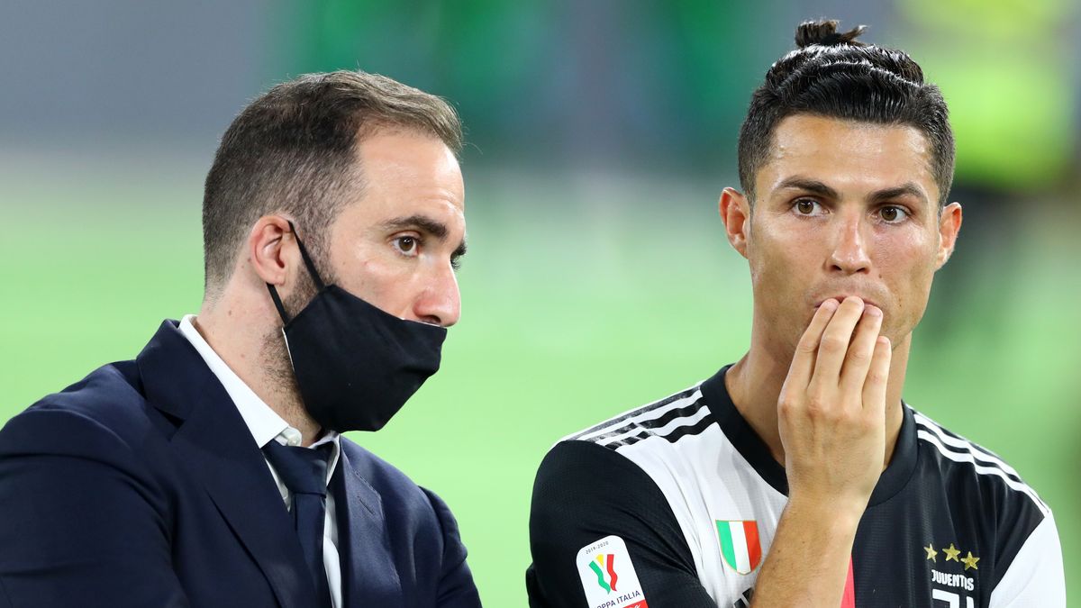 Cristiano Ronaldo podczas meczu finałowego o Puchar Włoch