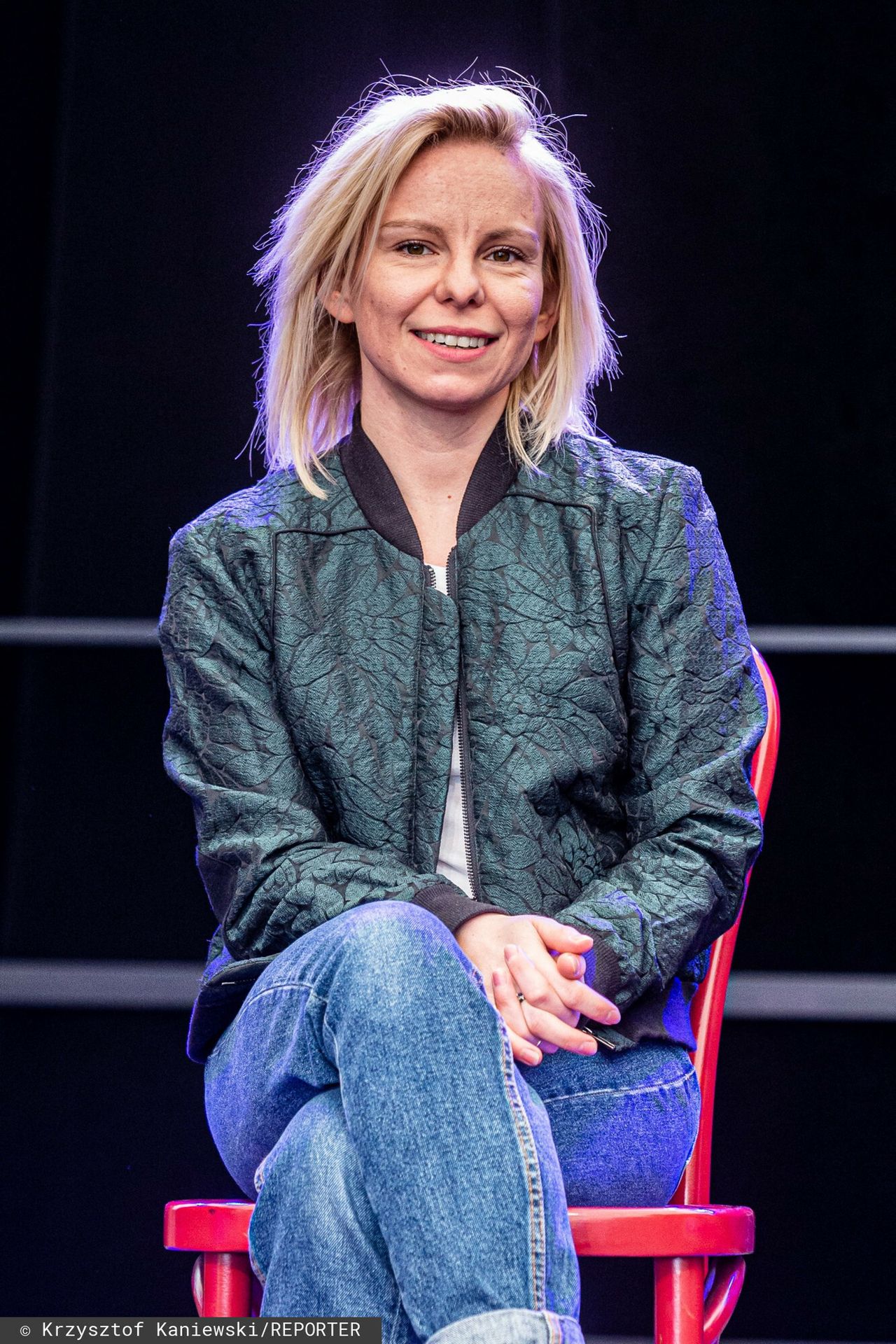 Alicja Janosz na konferencji w maju 2021 roku