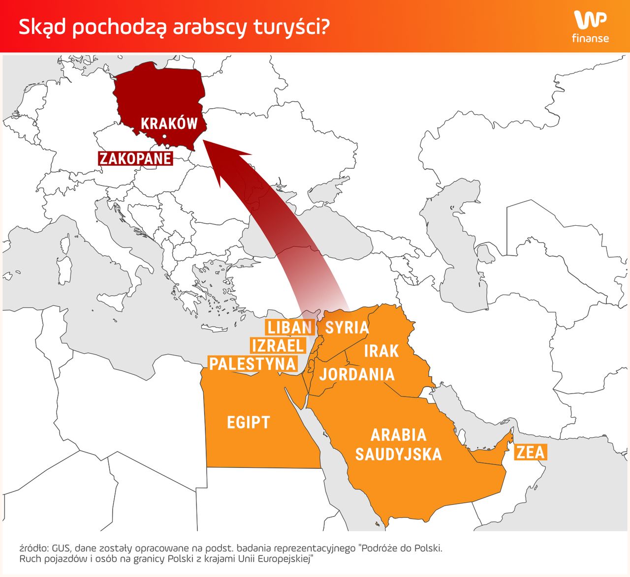 Skąd pochodzą arabscy turyści przyjeżdżający do Polski