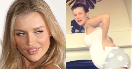 Ciężarna Joanna Krupa ćwiczy pod okiem męża: "Jestem seksowna i wiem o tym!"