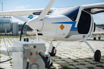 Oto pierwszy i na razie jedyny zarejestrowany w Polsce samolot elektryczny