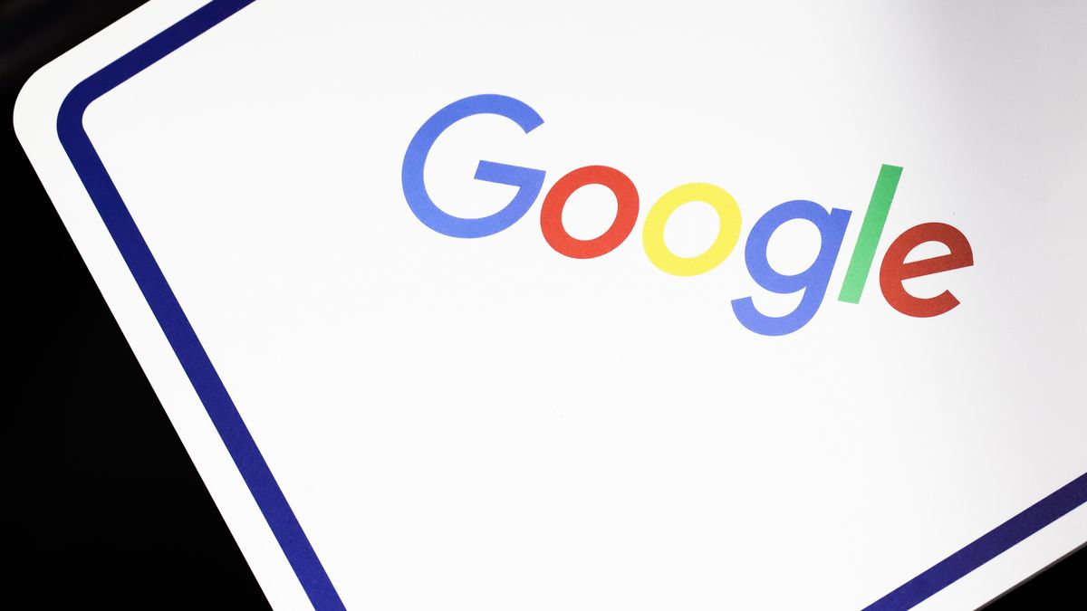 Google logo is seen during the 16th European Economic Congress at the International Congress Centre in Katowice, Poland on May 07, 2024. (Photo by Beata Zawrzel/NurPhoto via Getty Images)