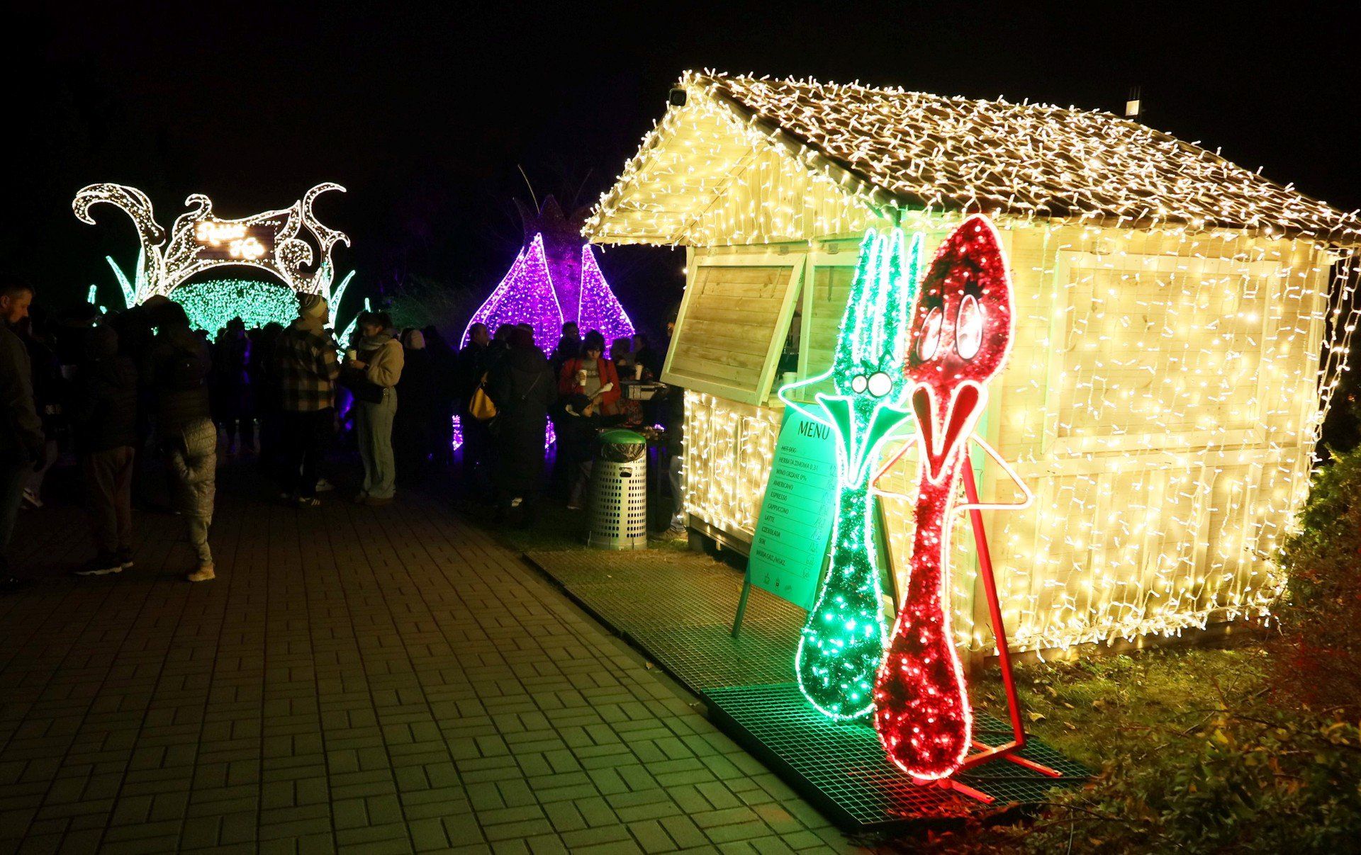 Magicznie i kolorowo, czyli Alicja w Ogrodzie Czarów. Mamy zdjęcia z otwarcia Lumina Parku.