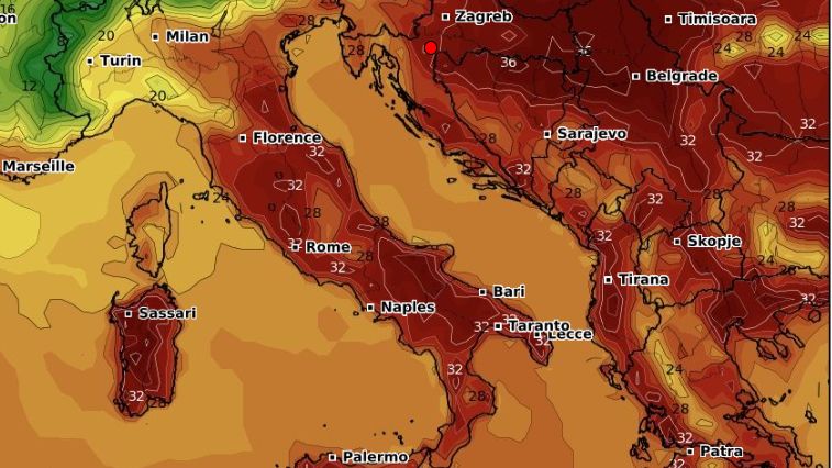 Prognoza pogody w Chorwacji