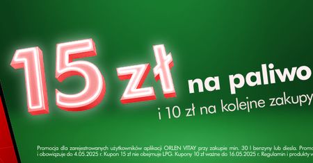 Promocja na stajach ORLEN. Od świąt do majówki jeździmy taniej
