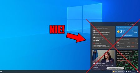 Coś wyrosło na pasku Windows? To nowy widżet Wiadomości i Zainteresowania
