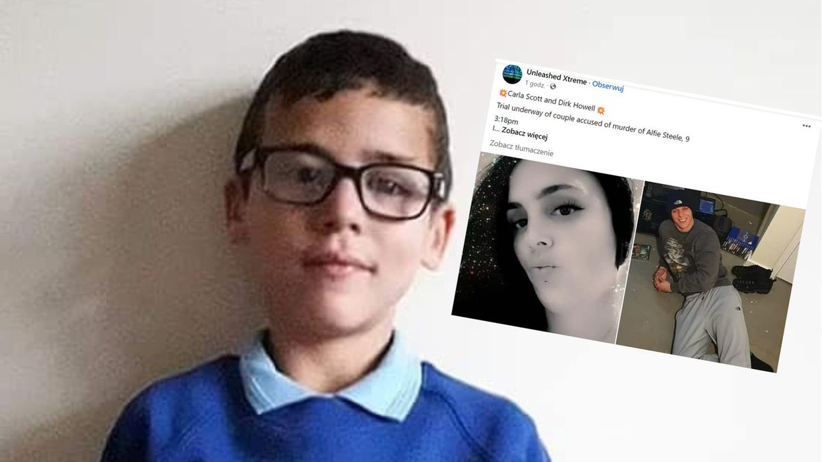 Alfie Steele. dziewięciolatek zabity przez swoich rodziców
