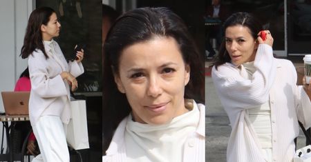 Delikatna Eva Longoria załatwia sprawunki w Beverly Hills bez grama makijażu na twarzy (ZDJĘCIA)