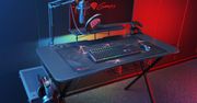 Genesis Holm 300 – ergonomiczne biurko dla gracza, z diodami RGB i hubem USB 3.0