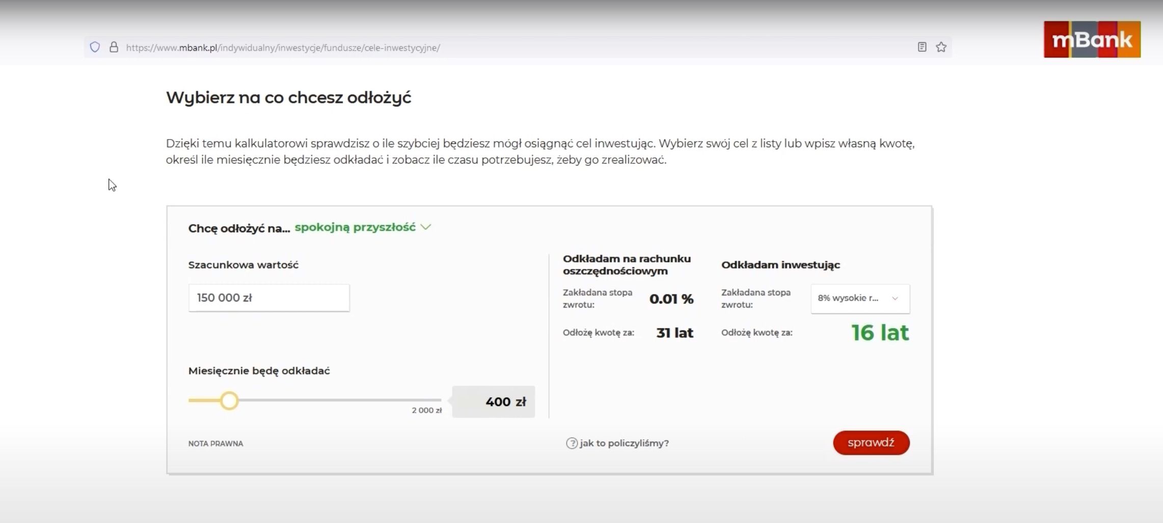 mBank inwestowanie