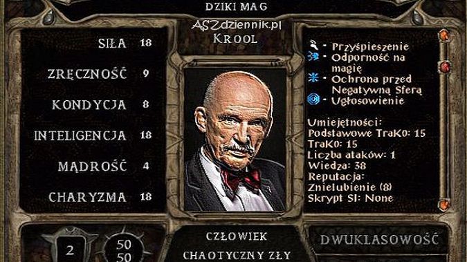 Janusz Korwin-Mikke z własną grą mobilną. KORWiN Air One jak Flappy Bird 1