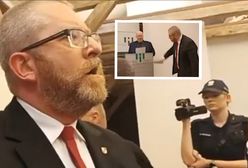 Grzegorz Braun rozbił mikrofon i przerwał wykład o Holokauście